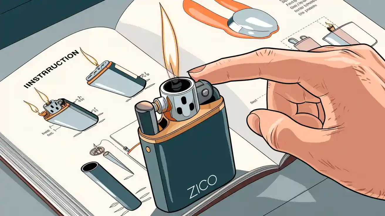 How to use the Zico torch lighter manual