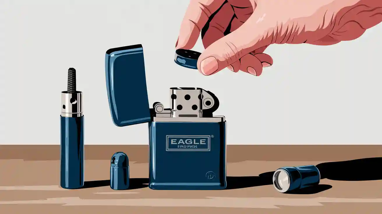 How to put a eagle pen torch lighter back together